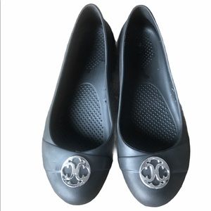 Crocs Gianna ballet flats black silver embellished